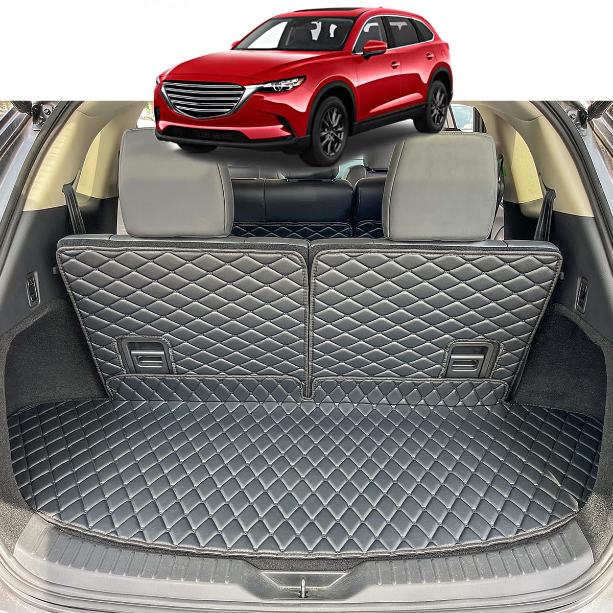 かま Amazon.com: 7DEEKEI Cargo Mat for 2016-2023 Mazda CX-9, 2nd-Row